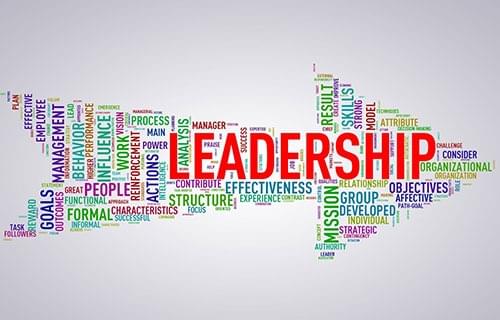 leadership word cloud